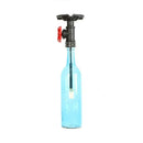 DecorBites™ Rustic Single Light Semi Flushmount with Glass Shade - Bottle Design