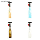 DecorBites™ Rustic Single Light Semi Flushmount with Glass Shade - Bottle Design