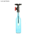 DecorBites™ Rustic Single Light Semi Flushmount with Glass Shade - Bottle Design