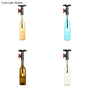 DecorBites™ Rustic Single Light Semi Flushmount with Glass Shade - Bottle Design