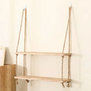 DecorBites™ Rustic Wood Floating Wall Shelves - Set of 3