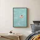 DecorBites™ Serene Beach Watercolor Canvas Art Print