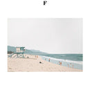DecorBites™ Serene Beach Watercolor Canvas Art Print