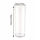 DecorBites™ Shatterproof Clear Acrylic Cylinder Vase