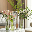 DecorBites™ Shatterproof Tall Transparent Acrylic Flower Vase