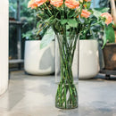 DecorBites™ Shatterproof Tall Transparent Acrylic Flower Vase