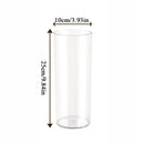 DecorBites™ Shatterproof Tall Transparent Acrylic Flower Vase