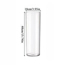 DecorBites™ Shatterproof Tall Transparent Acrylic Flower Vase