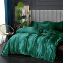 DecorBites™ Silk Bedding Set: Luxury Satin Sheets
