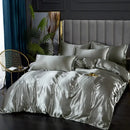 DecorBites™ Silk Bedding Set: Luxury Satin Sheets
