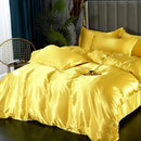 DecorBites™ Silk Bedding Set: Luxury Satin Sheets