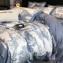 DecorBites™ Silky Eucalyptus Fiber Bedding Set - Forest Leopard