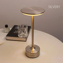 Retro metallic simple charging led desk lamp for restaurant or bedroom