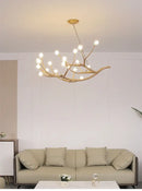 DecorBites™ Simulation Iron Tree Branch Bubble Chandelier