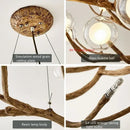 DecorBites™ Simulation Iron Tree Branch Bubble Chandelier