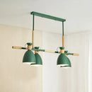 DecorBites™ Sleek Dome Shade Island Pendant Light with Metallic Finish - Ideal for Dining Rooms