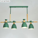 DecorBites™ Sleek Dome Shade Island Pendant Light with Metallic Finish - Ideal for Dining Rooms