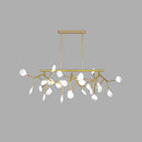 DecorBites™ Sleek Firefly LED Dining Room Pendant Light with Opal Glass - Minimalist Island Chandelier