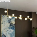 DecorBites™ Sleek Glass Pendant Light for Dining Room with Hanging Island Design