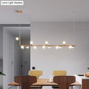 DecorBites™ Sleek Glass Pendant Light for Dining Room with Hanging Island Design