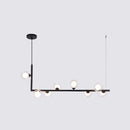 DecorBites™ Sleek Glass Pendant Light for Dining Room with Hanging Island Design