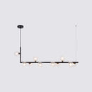 DecorBites™ Sleek Glass Pendant Light for Dining Room with Hanging Island Design