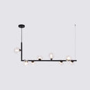 DecorBites™ Sleek Glass Pendant Light for Dining Room with Hanging Island Design