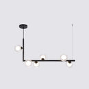 DecorBites™ Sleek Glass Pendant Light for Dining Room with Hanging Island Design
