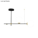 DecorBites™ Sleek Metal Crossed Line Island Light - Simplicity 3 Heads