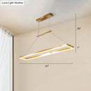 DecorBites™ Sleek Metal Island Ceiling LED Pendant Light for Dining Room - Simplicity and Style