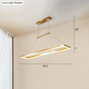 DecorBites™ Sleek Metal Island Ceiling LED Pendant Light for Dining Room - Simplicity and Style