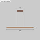 DecorBites™ Sleek Triangle Island Light: Aluminum LED Hanging Lamp for Restaurants