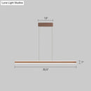 DecorBites™ Sleek Triangle Island Light: Aluminum LED Hanging Lamp for Restaurants