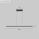 DecorBites™ Sleek Triangle Island Light: Aluminum LED Hanging Lamp for Restaurants