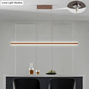 DecorBites™ Sleek Triangle Island Light: Aluminum LED Hanging Lamp for Restaurants