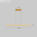 DecorBites™ Sleek Triangle Island Light: Aluminum LED Hanging Lamp for Restaurants