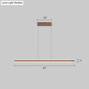 DecorBites™ Sleek Triangle Island Light: Aluminum LED Hanging Lamp for Restaurants