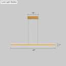 DecorBites™ Sleek Triangle Island Light: Aluminum LED Hanging Lamp for Restaurants