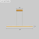 DecorBites™ Sleek Triangle Island Light: Aluminum LED Hanging Lamp for Restaurants