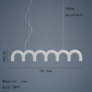DecorBites™ Sleek U-Shaped Chandelier for Bedroom and Kitchen