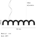 DecorBites™ Sleek U-Shaped Chandelier for Bedroom and Kitchen