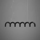 DecorBites™ Sleek U-Shaped Chandelier for Bedroom and Kitchen