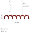 DecorBites™ Sleek U-Shaped Chandelier for Bedroom and Kitchen