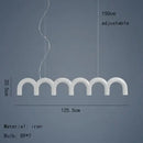 DecorBites™ Sleek U-Shaped Chandelier for Bedroom and Kitchen