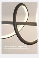 DecorBites™ Sleek Wavy Pendant Lights for Dining Room