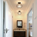 DecorBites™ Small Metal Cage Farmhouse Ceiling Light