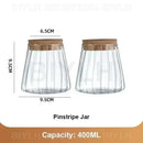 DecorBites™ Small Transparent Glass Vase for Home Decor