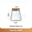 DecorBites™ Small Transparent Glass Vase for Home Decor