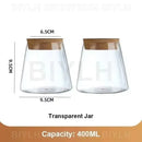 DecorBites™ Small Transparent Glass Vase for Home Decor