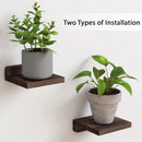 DecorBites™ Small Wood Floating Shelves 4-Pack